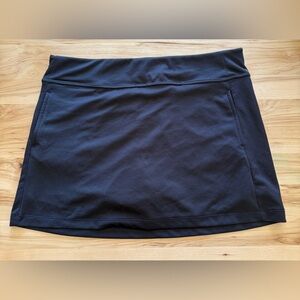 Women’s PGA Tour Black Airflux Golf Skort